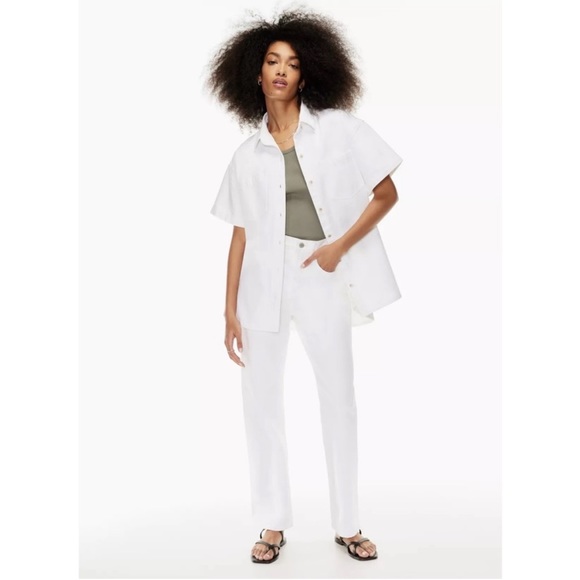 Aritzia Denim Forum Joni High Rise Loose 29L in A little White Lie - Picture 2 of 10